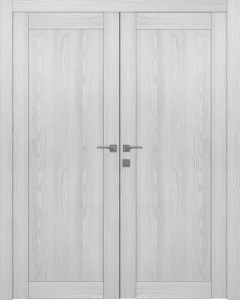Shaker 1 Panel Ribeira Ash Double doors