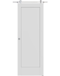 Shaker 1 Panel Primed Barn doors