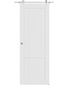 Shaker 2 Panel Bianco Noble Barn doors