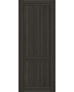 DOOR SLAB SHAKER 2 PANEL GRAY OAK 18" X 84" X 1 9/16"