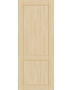 Shaker 2 Panel Loire Ash Hidden barn