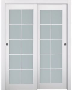 Smart Pro 10 Lite Vetro Polar White Bypass doors