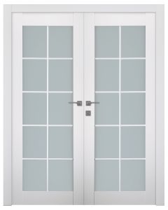 Smart Pro 10 Lite Vetro Polar White Double doors