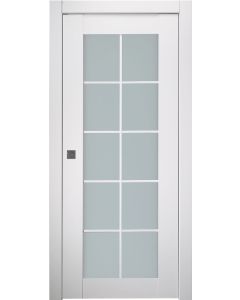 Smart Pro 10 Lite Vetro Polar White Pocket doors