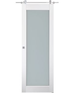 Smart Pro 207 Vetro Polar White Barn doors