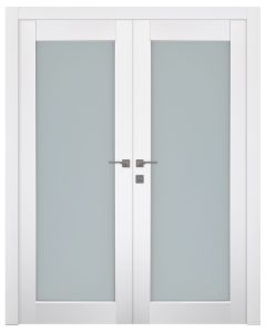 Smart Pro 207 Vetro Polar White Double doors