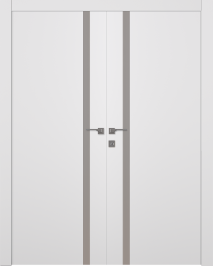 Smart Pro 208 Vetro Polar White Double doors
