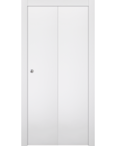 Smart Pro Flat Polar White Bi-folding doors