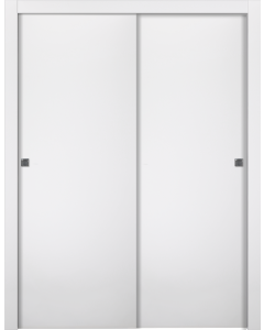 Smart Pro Flat Polar White Bypass doors