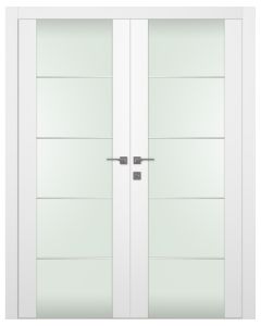 Smart Pro H3g 4H Vetro Polar White Double doors