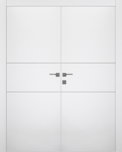 Smart Pro 2H Polar White Double doors