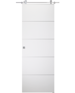 Optima 4H Snow White Barn doors