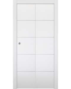 Optima 4H Snow White Bi-folding doors