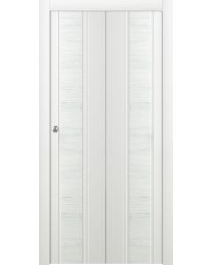 Twinwood 1 Polar White Bi-folding doors