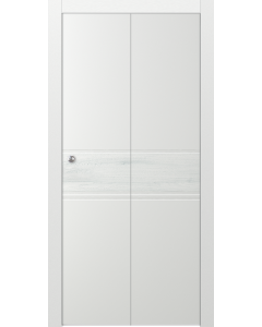 Twinwood 2 Polar White Bi-folding doors