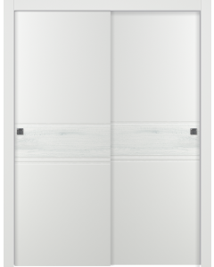 Twinwood 2 Polar White Bypass doors