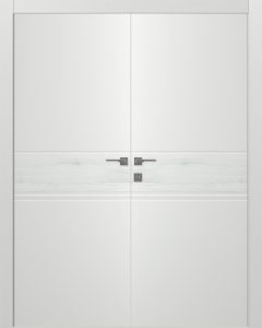 Twinwood 2 Polar White Double doors