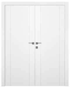 Unica 2U Bianco Noble Double doors