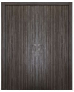 Unica Gray Oak Double doors