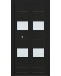 Vita Vetro Black Matte Bi-folding doors