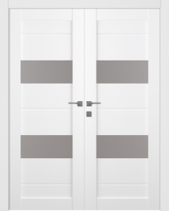 Vita Vetro Bianco Noble Double doors