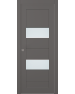 Vita Vetro Gray Matte Pocket doors