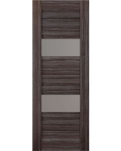 DOOR SLAB VITA VETRO GRAY OAK 32" X 84" X 1 9/16" FROSTED GLASS