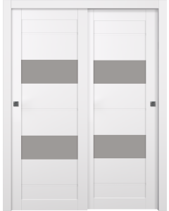 Vita Vetro Snow White Bypass doors