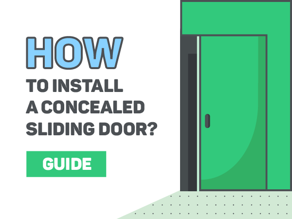 How to install a concealed sliding door (invisible system)?