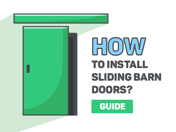 How to install sliding barn doors? Door Design Lab barn door installation instruction