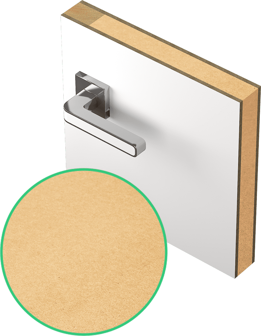 MDF door material
