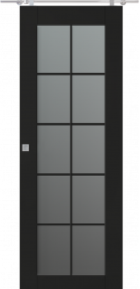 Frosted glass inserts