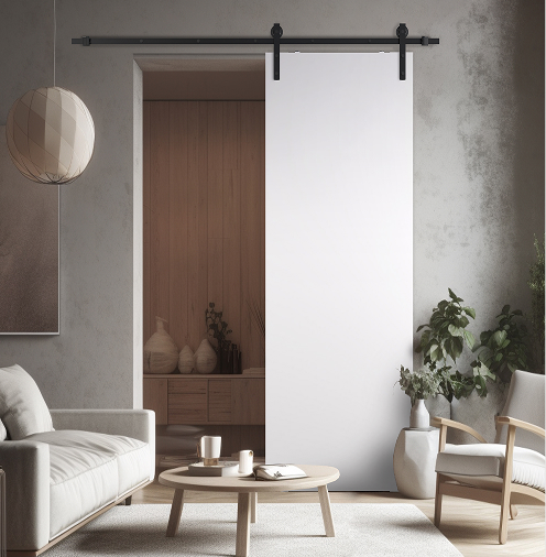 Barn Closet Doors OPTIMA SNOW WHITE